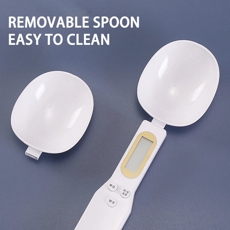 Measure Like a Pro! Mini Digital Kitchen Spoon Scale – 500g Capacity, 0.1g Precision for Coffee, Flour & More