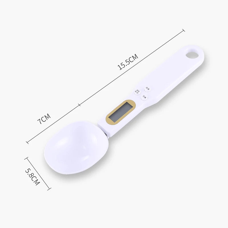Measure Like a Pro! Mini Digital Kitchen Spoon Scale – 500g Capacity, 0.1g Precision for Coffee, Flour & More